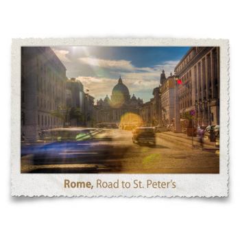 Road to St-Peters, Rome
